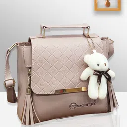 CANDY BAGS Textured Crossbody Sling Bag-image-45