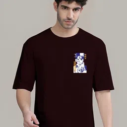 Kushi Flyer Men Graphic Printed Round Neck Relaxed Fit T-shirt-picture-41