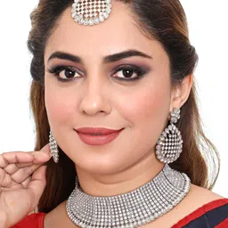 VATSALYA creation Women Gold-Plated Jewellery Set image 1