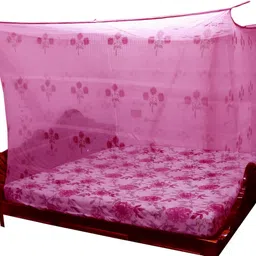 mehon craft Cotton Adults Washable Mosquito Polycotton Pyaragon Net (Size-6x7) Mosquito Net-picture-11