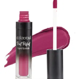Colorsoul Pout Perfect Matte Liquid Lipstick With Jojoba Oil - 4 ml - Pink Blush 12-picture-12