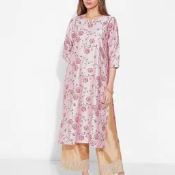 RANGMANCH BY PANTALOONS Women Floral Printed Straight Kurta-picture-19