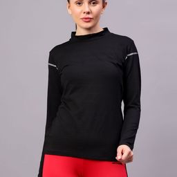 VECTOR X Women Solid Round Neck T-Shirt-picture-10