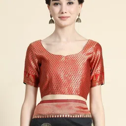 AVANTIKA FASHION Ethnic Motifs Woven Design Zari Kanjeevaram Saree image 2