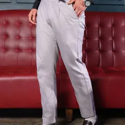 Campus Sutra Men Comfort Easy Wash Trousers image 3