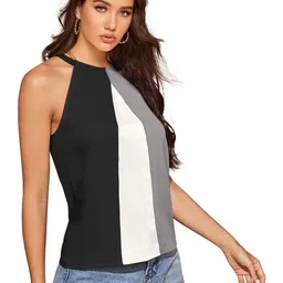 SZN Colourblocked Halter Neck Top image 5