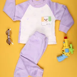 V-Mart Girls Printed Round Neck Pure Cotton T-Shirt With Jogger-picture-29