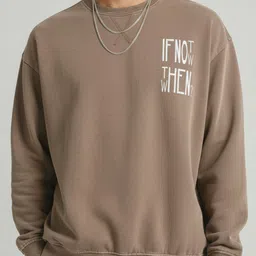 glitchez Typography Printed Pure Cotton Sweatshirt image 5