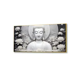 nestroots Off White & Black 1 Piece Canvas Other Wall Paintings image 2