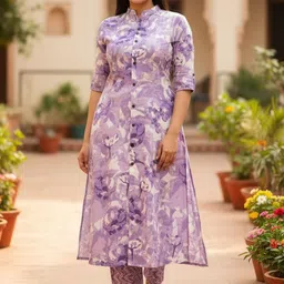 Anouk Rustic Women Ethnic Motifs Printed Regular Kurta with Trousers-picture-26