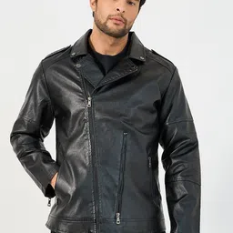 Styli Spread Collar Biker Jacket-picture-18