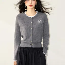 JC Collection Women Cardigan with Embellished Detail-picture-20