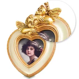 Art Street Gold-Toned Wooden Table Photo Frame image 4