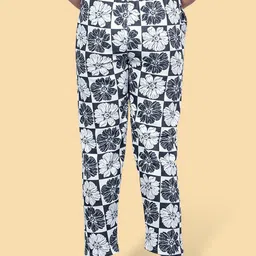 Kryptic Pack Of 2 Printed Pure Cotton Relaxed-Fit Mid-Rise Lounge Pants image 3