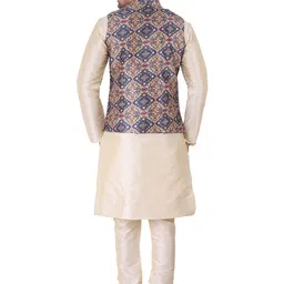 JEXI Men Regular Pure Silk Kurta with Pyjamas image 2