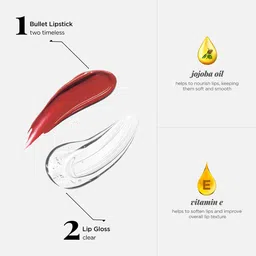 Bella Vita Organic Two Good Liquid Lipstick & Lip Gloss- Two Two Charming image 3