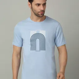LOUIS STITCH Men Graphic Printed Round Neck Cotton T-shirt-image-15