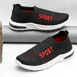 CIBEK Women Solid Round Toe Slip-On Sneakers Shoes with Memory Foam & Air Cushion Comfort-picture-37