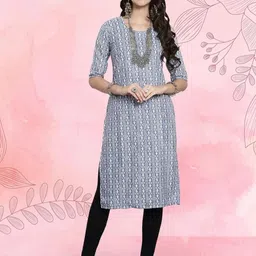 Ethnic basket Women Pack Of 2 Multicoloured Crepe Kurtas image 3