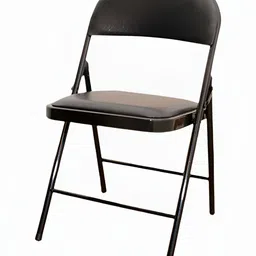 EROS 2-Pcs Black Folding Metal Dinning Chair image 5