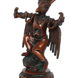 Exotic India Brown Religious Figurine Showpiece-image-93