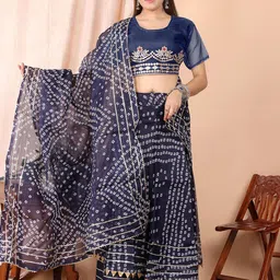 Vvlpf Embroidered Ready to Wear Lehenga With Unstitched Blouse And Dupatta-picture-40