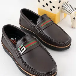 ZOOMBIE Boys Slip On Moccasin Loafers Shoes-image-80