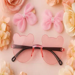 ANNA CREATIONS Girls Cute Bow Hair Clip with Sun Goggles-image-17