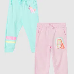 Juniors by Lifestyle Kids Pack of 2 Printed Track Pants-picture-47