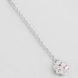 Anouk Silver Plated American Diamond Studded Jewellery Set image 5