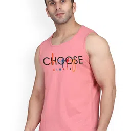 SLOWLORIS Pack Of 2 Printed Round Neck Gym Vests image 5