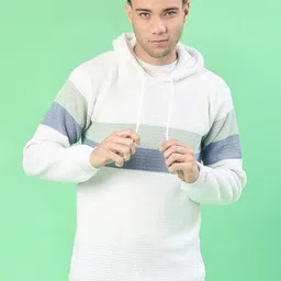 V-Mart Men Colourblocked Pullover-picture-30