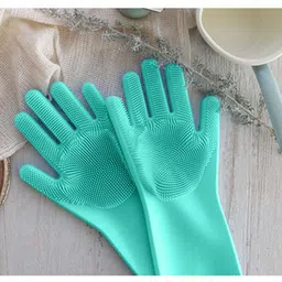 marcrazy Silicon Cleaning Gloves Wet and Dry Disposable Glove-picture-17