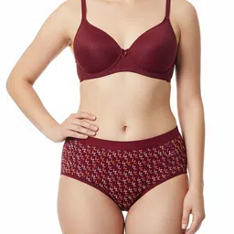 FiveFlag Pack Of 3 Printed Mid-Rise Hipster Briefs image 2