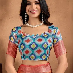 Faishonhouse Ethnic Motifs Silk Blend Saree image 2