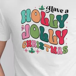 Seekbuylove Men Retro Christmas Printed Round Neck Bio Finish Cotton T-shirt image 5