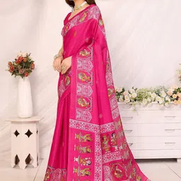 KALINI Ethnic Motifs Printed Saree-picture-11