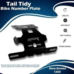 durior Heavy Hero Xtreme 125R Tail Tidy Number Plate Holder Fender Eliminator Bike Number Plate-picture-30
