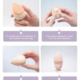 Starvis Set Of 4 Makeup Beauty Blender Sponge With Box image 5