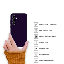 SPRIG Solid Printed Samsung Galaxy A55 5G Bumper Case Mobile Accessories image 3