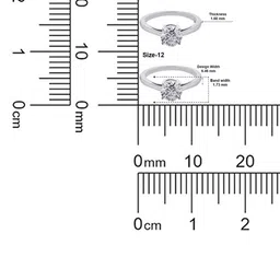 Crash.Club By CKC 18KT White Gold 1.03 Carat Diamond Studded Ring - 2.37 g image 4