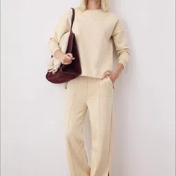 Trendyol Round Neck Sweatshirt With Trousers-image-88