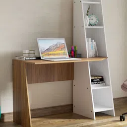 neuspace Brown & White Engineered Wood Study Table-picture-53