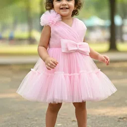 Lagorii Embellished Applique Net Fit & Flare Dress-picture-28