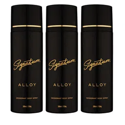 Signature Set Of 3 Men Alloy Long Lasting Deodorant Body Spray - 200 ml Each-picture-21