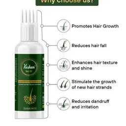 MPIL WELLNESS Set Of 3 Kesham Ayurvedic Hair Oil- 100 ml Each image 2