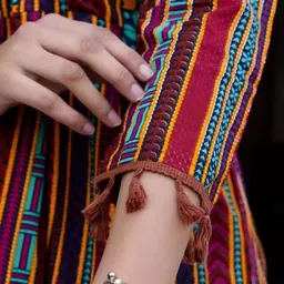 gulabi nagri Casual Regular Sleeves Printed Women Multicolor Top image 5