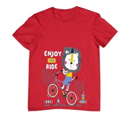 TeeSlix Kids Red Tshirts image 2