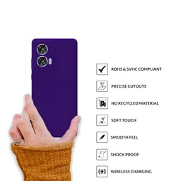SPRIG Silicone Back Cover for Moto Edge 50 Fusion image 2