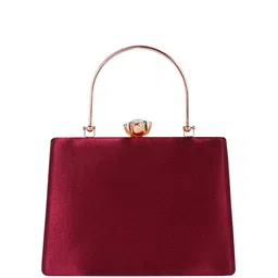 MISHA Crystal Bloom Textured Embellished Box Clutch image 2